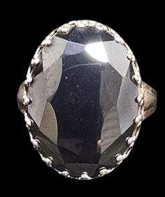 Vintage Mid-Century Southwestern PACIFIC JEWELRY COMPANY Sterling Silver & Gemstone Ring