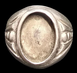 Vintage Mid-Century 1940s Native American BELL TRADING POST Sterling Silver Ring