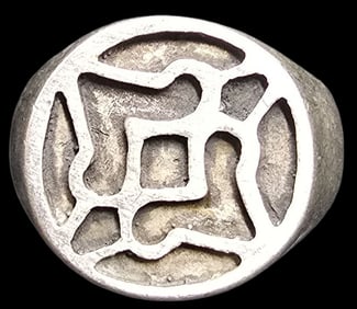 Vintage Mid-Century Southwestern PACIFIC JEWELRY COMPANY Sterling Silver Ring