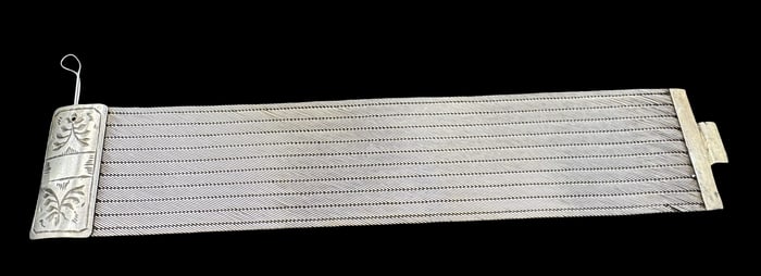 Stylish Vintage Turkish 800 Silver Bracelet