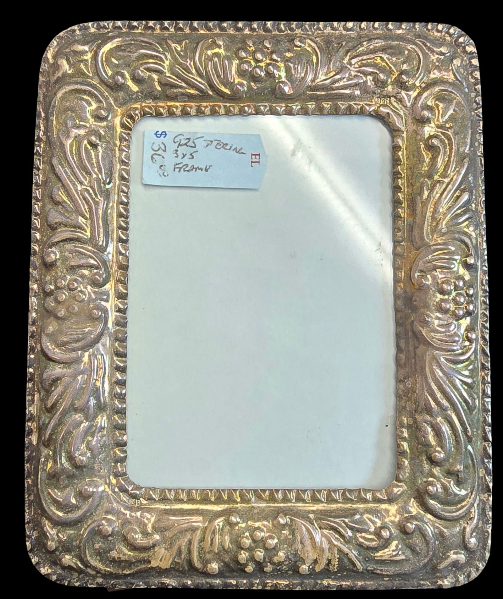 Ornate Vintage Sterling Silver Photo / Picture Frame (1 of 4)