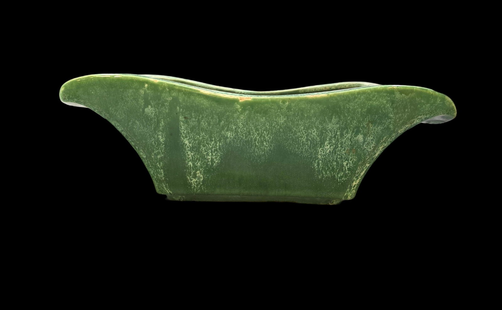 Vintage Mid-Century Modern Green Art Pottery Planter (1 of 6)