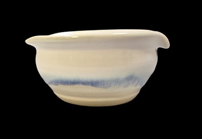 Vintage Art Pottery Bowl / Gravy Pitcher - Signed