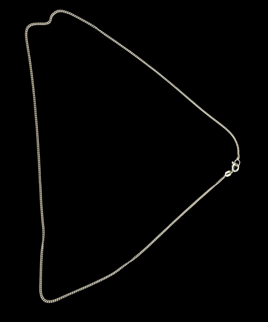 Amazing Vintage Sterling Silver Chain Necklace (1 of 4)