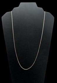 Vintage European 835 Silver Chain Necklace