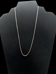 Amazing Vintage Sterling Silver Chain Necklace
