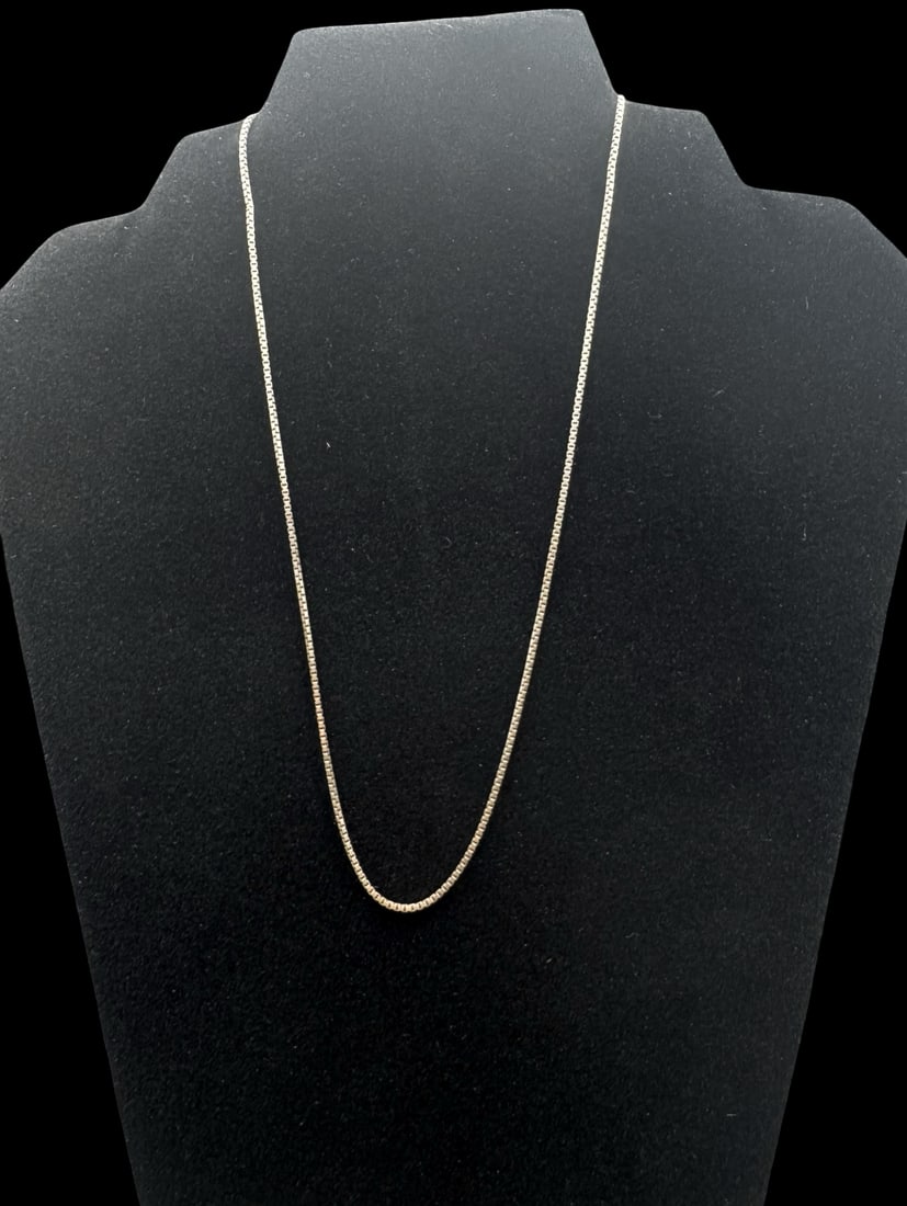 Amazing Vintage Sterling Silver Chain Necklace (1 of 3)