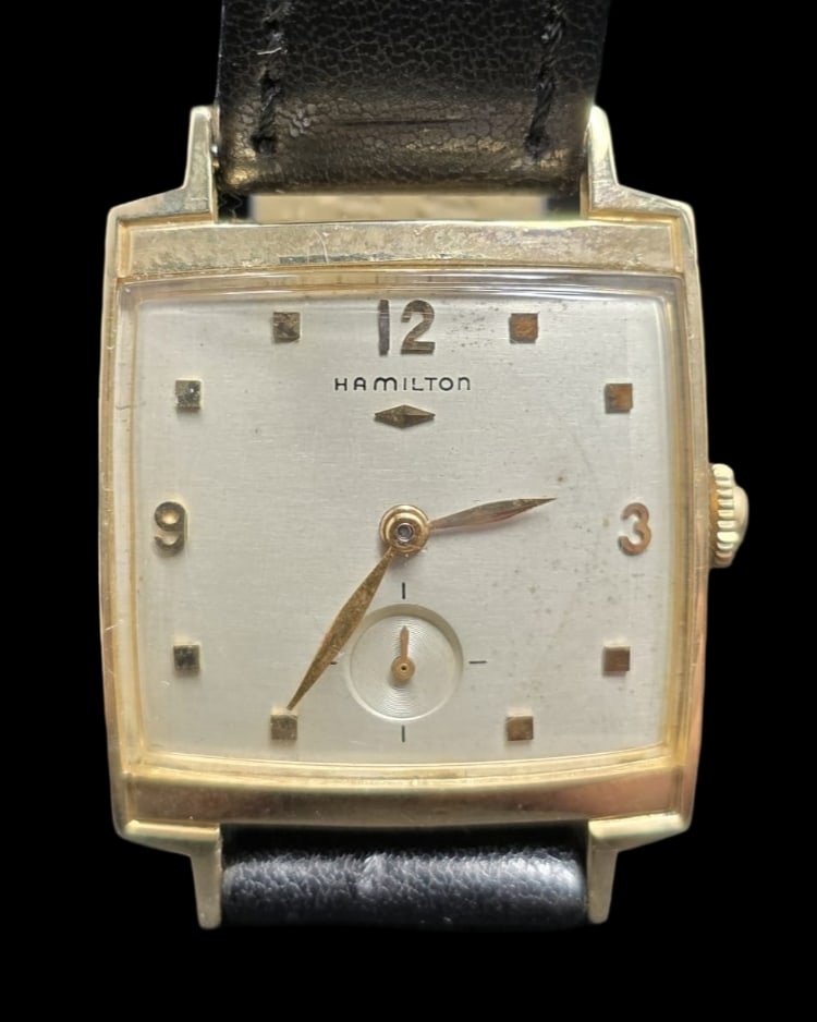 Rare Vintage ca. 1959 HAMILTON CARTERET 14K Gold Men's Wristwatch (1 of 7)