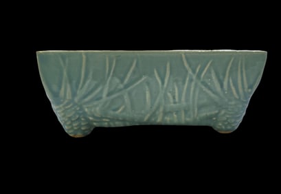 Vintage Mid-Century MCCOY Blue Art Pottery Planter