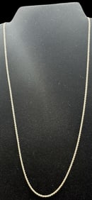 Amazing Vintage Sterling Silver Chain Necklace