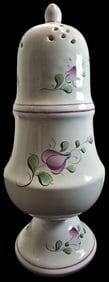 Great Vintage Luneville Old Strasbourg Pattern Muffineer or Sugar Shaker