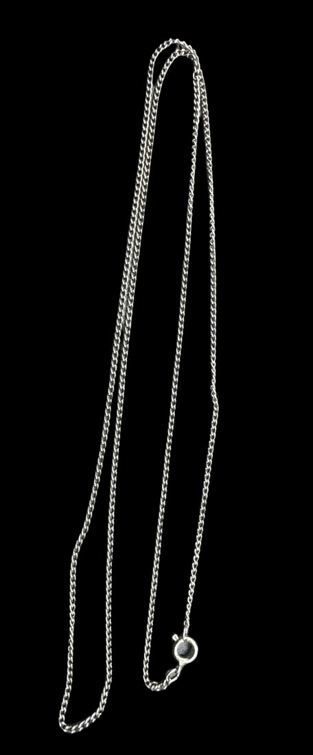 Vintage European 835 Silver Chain Necklace (1 of 3)