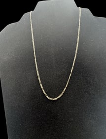 Vintage European 835 Silver Chain Necklace