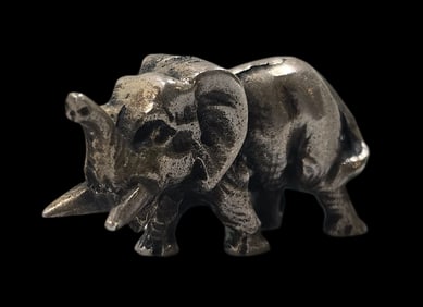Vintage European 835 Silver Elephant Figurine