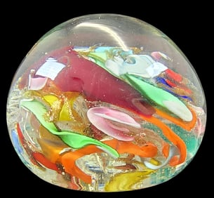 Beautiful Vintage Murano Art Glass Paperweight