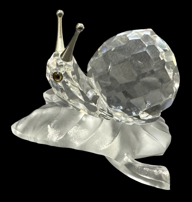 Vintage SWAROVSKI Crystal Figurine - Snail (1 of 4)