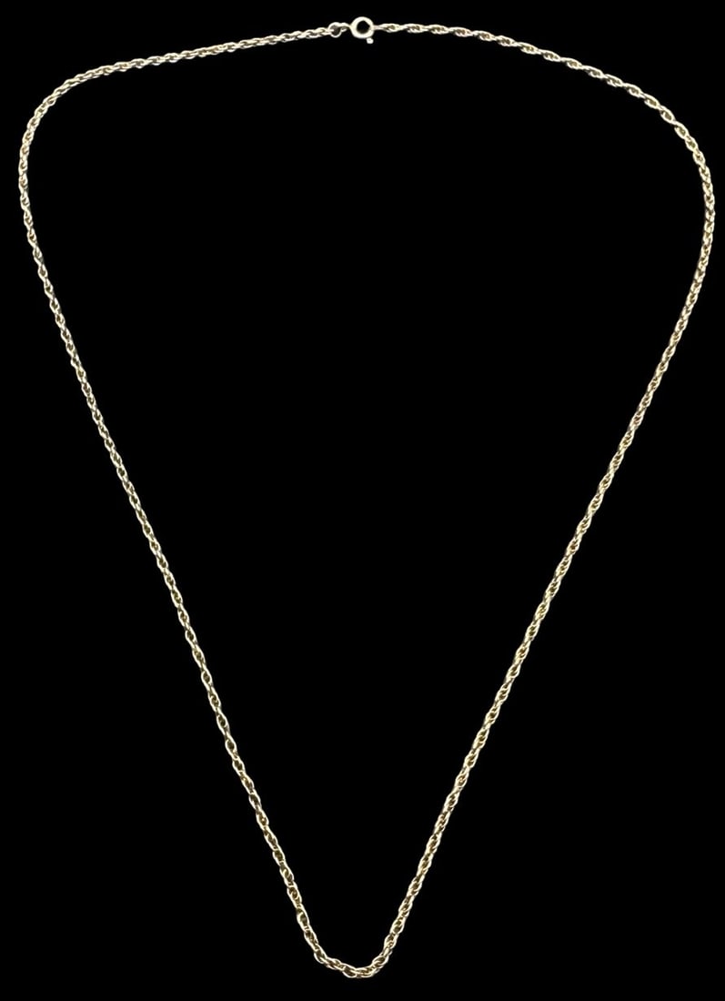 Beautiful Vintage Gilt Sterling Silver Necklace (1 of 4)