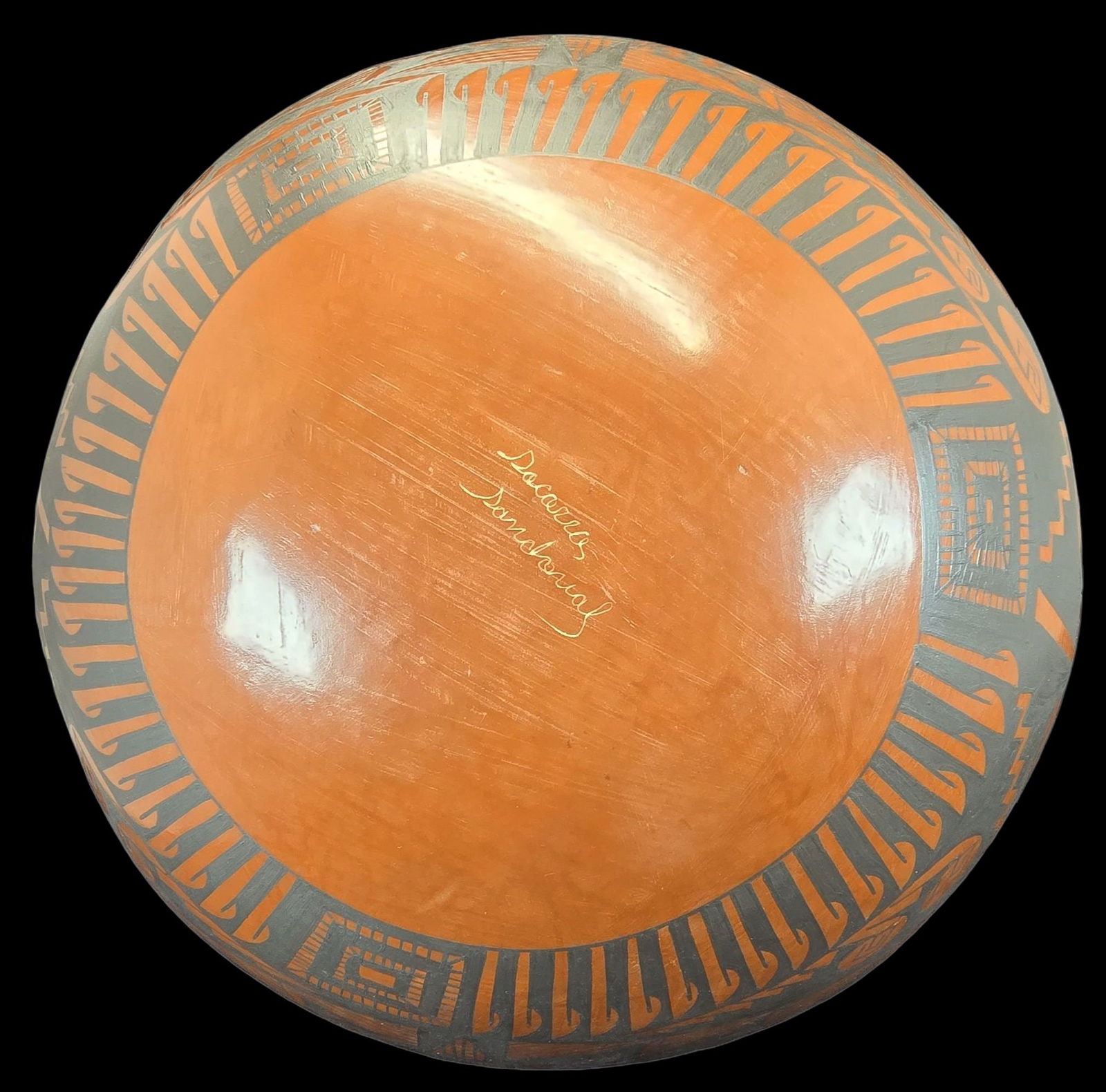 Large Vintage SOCORRO SANDOVAL Mata Ortiz Polychrome Pottery Vase - 3