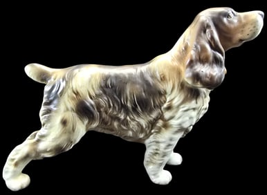 Vintage Ceramic Dog Figurine