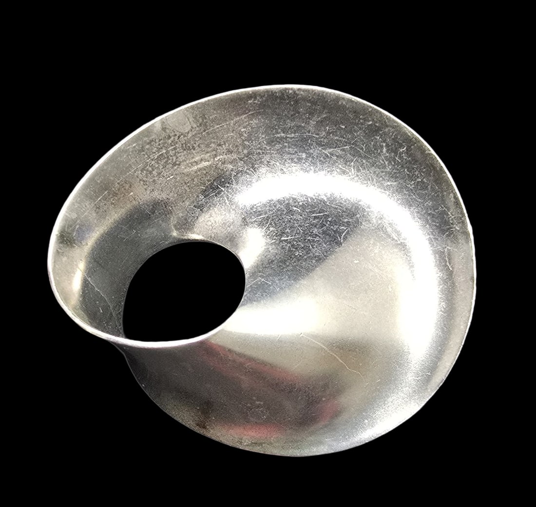 Large Vintage Mid-Century JONDELL Spain Sterling Silver Designer Brooch (1 of 2)