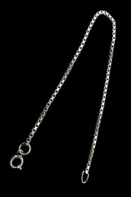 Stylish Vintage Sterling Silver Chain Bracelet
