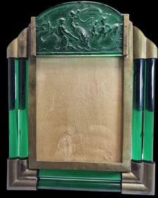 Stunning Vintage ZORA DA VENEZIA Italy Art Glass Picture Frame