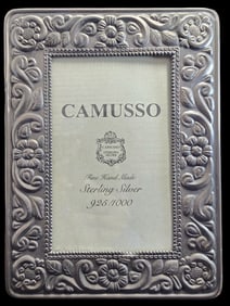 Stunning Vintage CAMUSSO Italy Sterling Silver Picture Frame