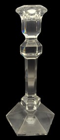 Vintage VAL ST. LAMBERT France Crystal Candle Holder