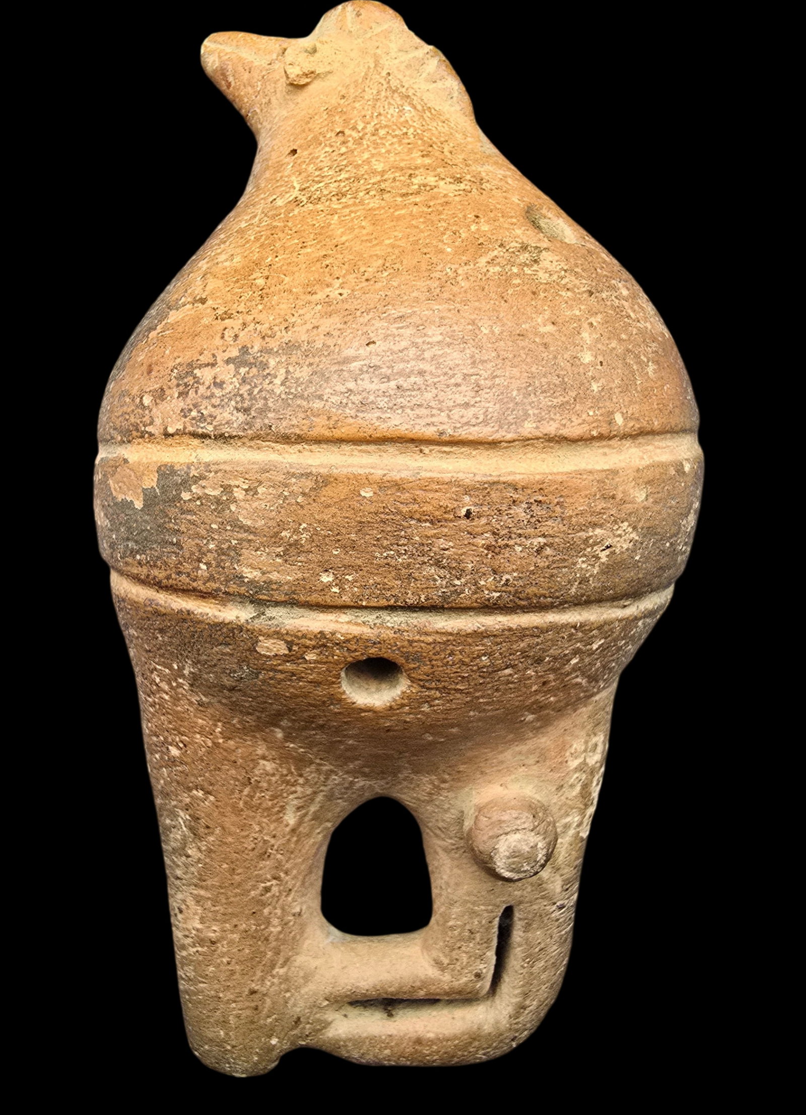 Antique Pre-Columbian Zoomorphic Pottery Vessel (1 of 7)