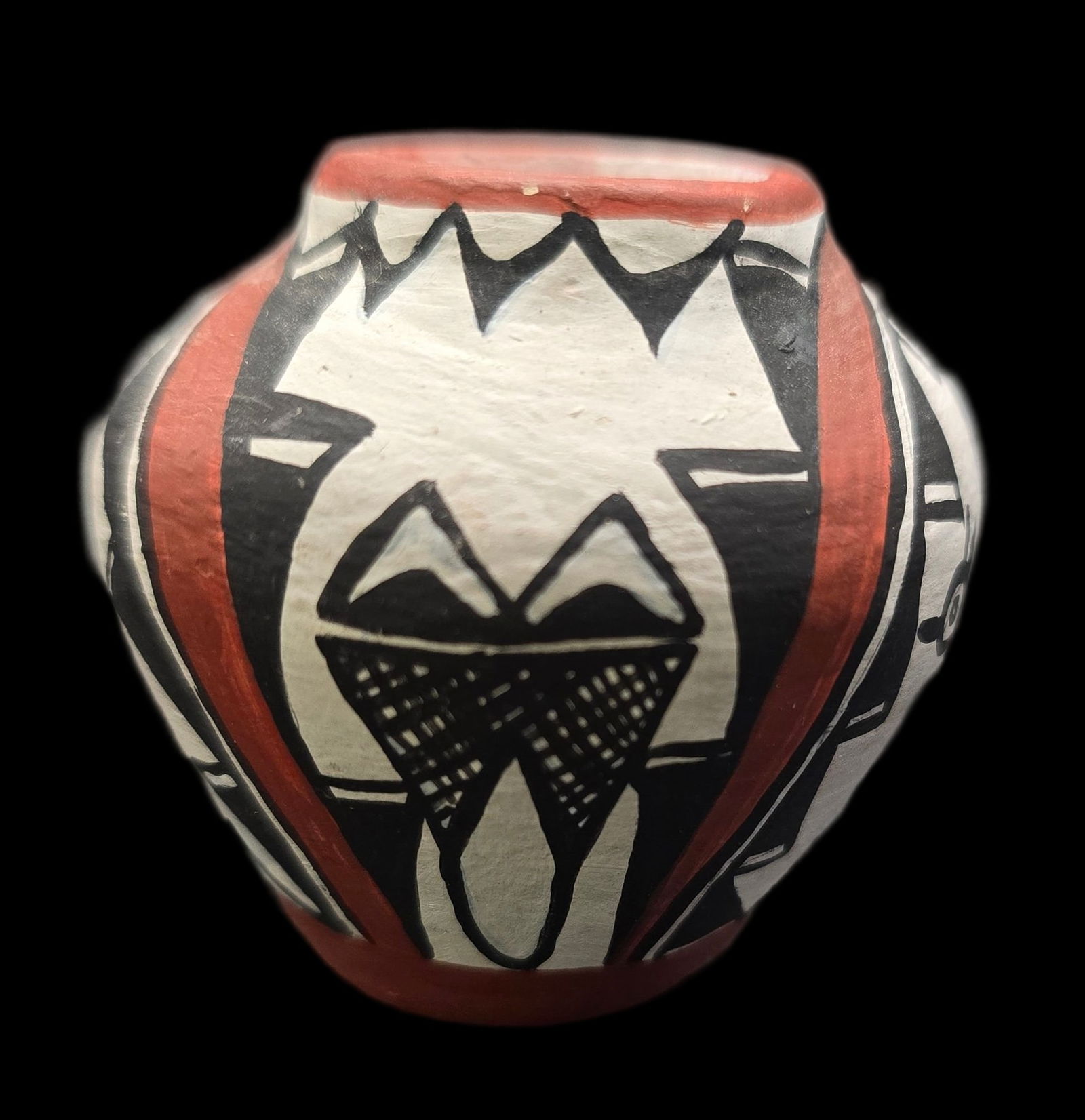 Vintage Southwestern Native American Pueblo Pottery Vessel (1 of 4)