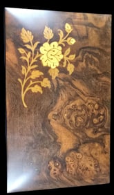 Beautiful Handcrafted Vintage Italian Inlaid Natural Wood Musical Box