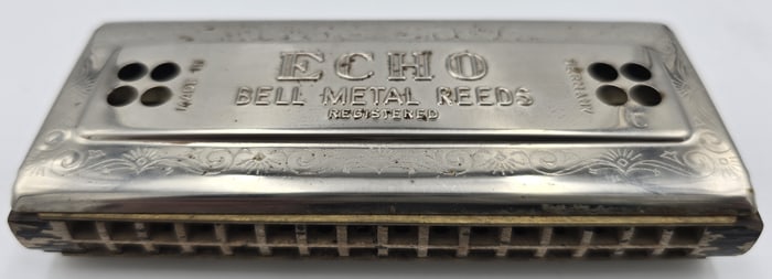 Vintage HOHNER Echo Harp Harmonica in Orginal Box