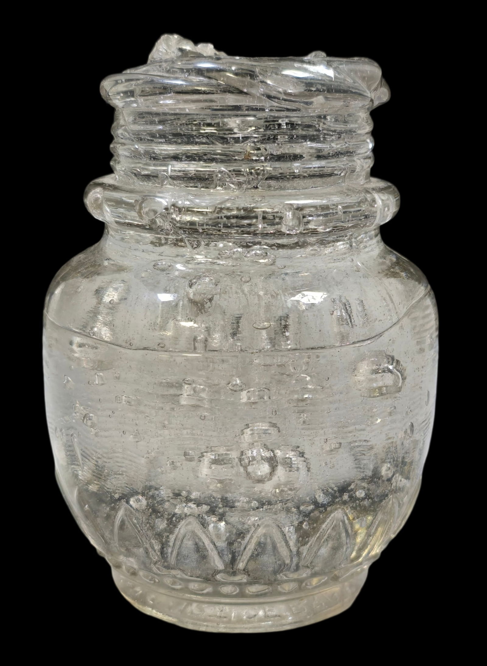 Very Rare Antique Curtice Bro Co. Molded Glass Ketchup Store Display (1 of 7)