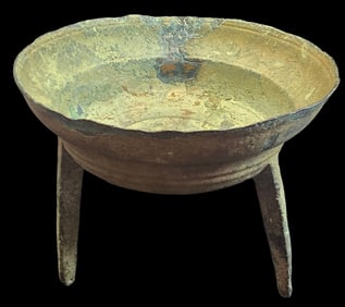 Antique 1800s Tripod Vessel for Making Musket Bullets