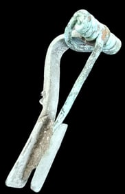 Ancient ca. 100 AD Roman Bronze Fibula from Central Europe