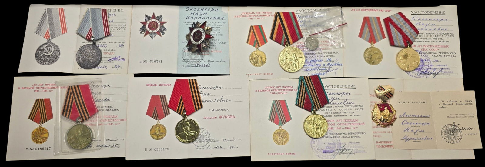 Lot of Vintage Russian / Soviet Union / USSR Medals (1 of 5)
