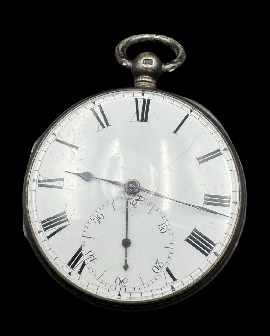 Antique European Sterling Silver Pocket Watch (1 of 3)