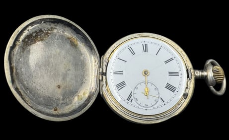 Gorgeous REMON TOIR Ornate Vintage Gilt 800 Silver? Pocket Watch