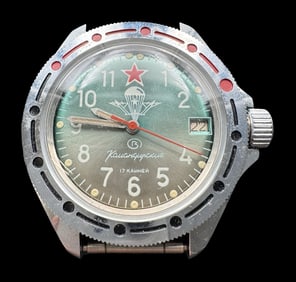 Vintage 1980s Soviet Russian CCCP USSR Vostok Military Generalskie Paratrooper Watch