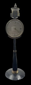 Vintage ENDURA Germany Figural Lamp Post Clock
