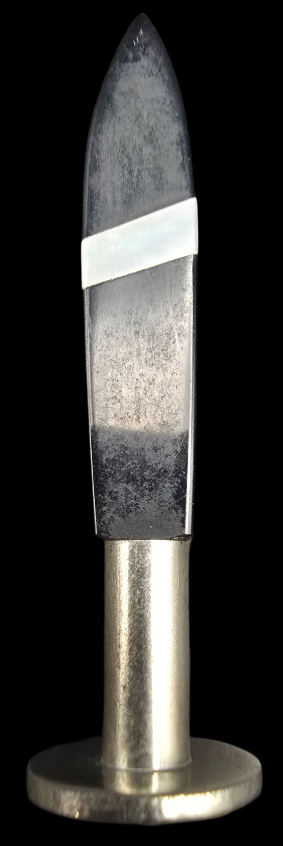 Antique Art Deco European Bakelite, MOP & Steel Stamp Seal (1 of 7)