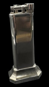 Rare Vintage DUNHILL Stainless Steel Table Lighter