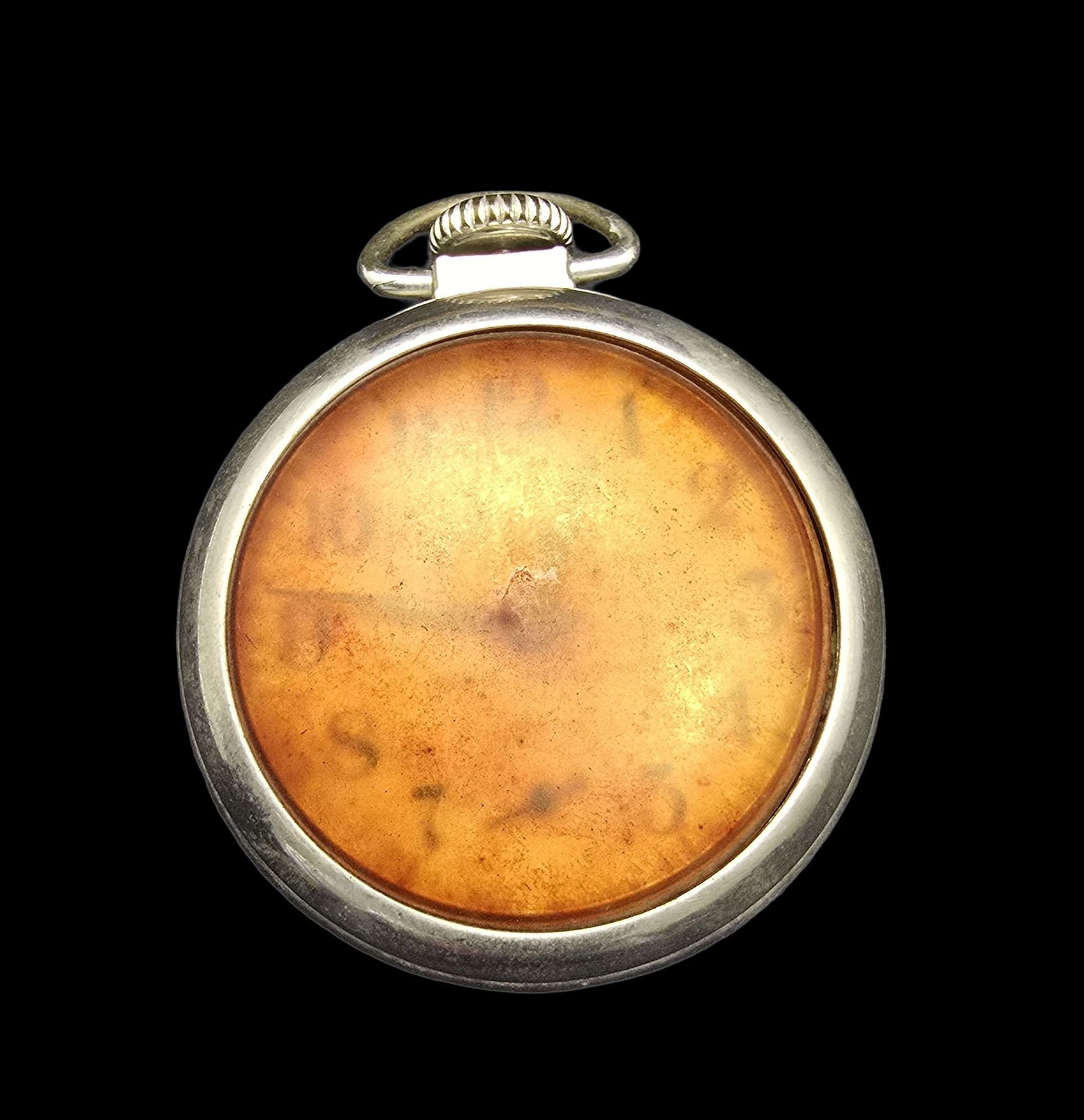 Vintage Silver-Tone Metal Pocket Watch (1 of 3)