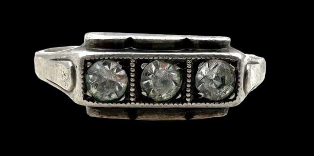 Vintage European 835 Silver & Gemstone Ring (1 of 3)