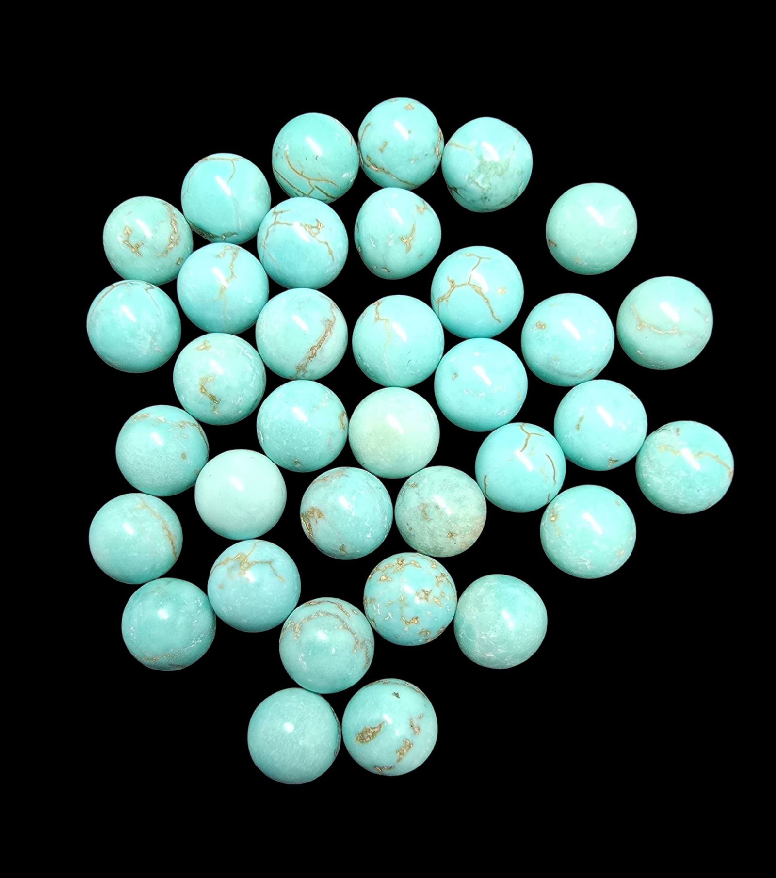 Lot of Cut Gemstones - Turquoise (1 of 2)
