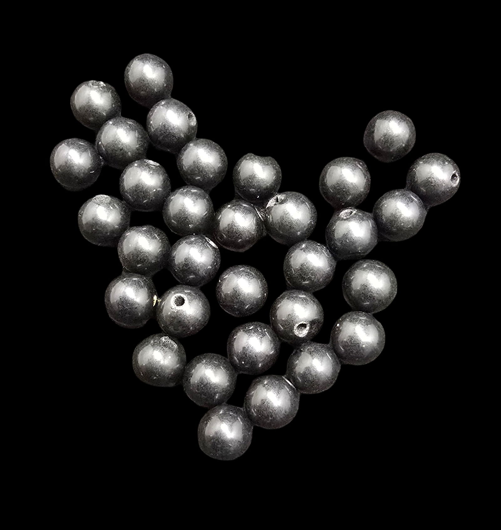 Lot of Cut Gemstones - Black Onyx (1 of 2)