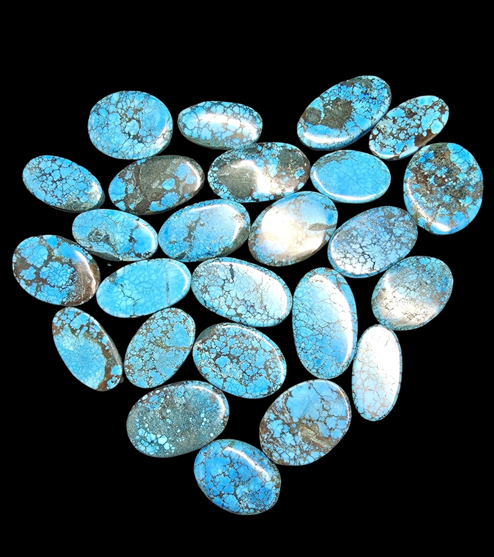 Lot of Cut Gemstones - Turquoise (1 of 4)