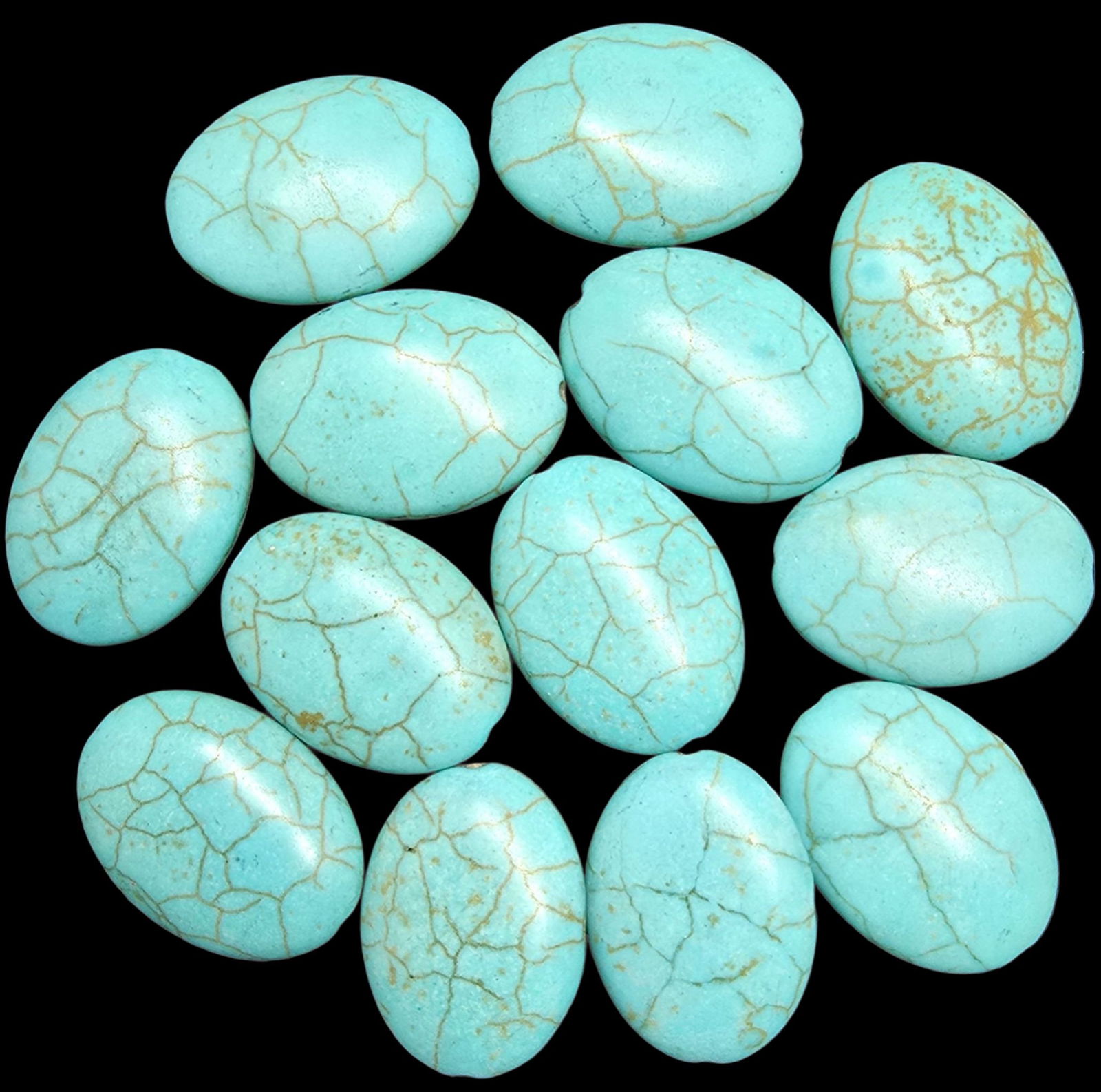 Lot of Cut Gemstones - Turquoise (1 of 3)
