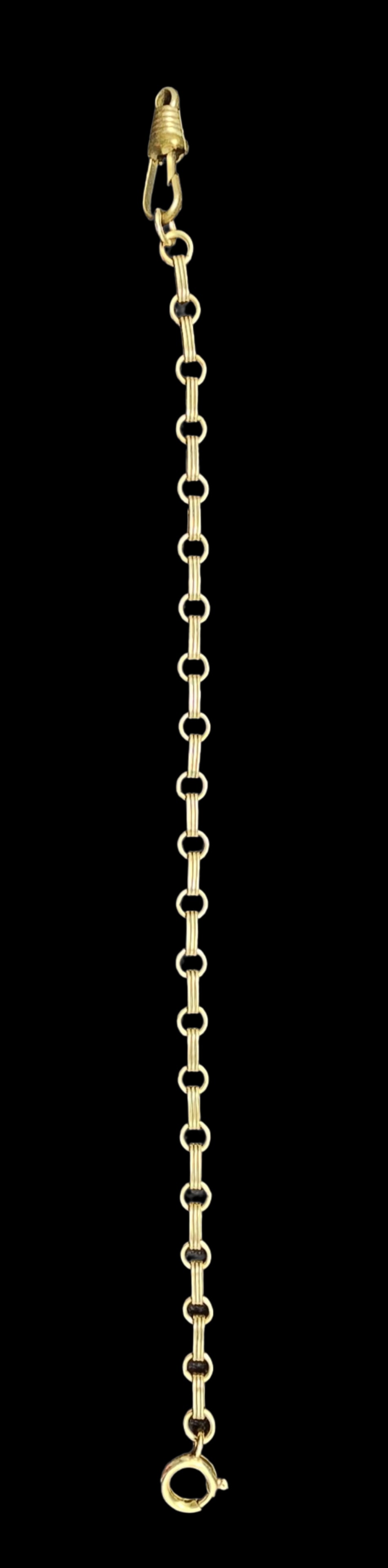 Beautiful Antique Gold Filled Chain Bracelet (1 of 4)