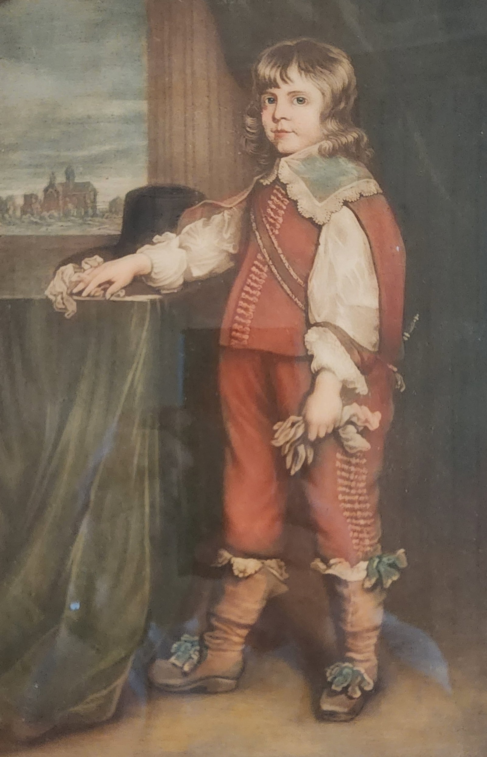 Antique Print by Samuel Arlent Edwards (English, 1862-1938) after Van Dyck "Portrait of Filippo (1 of 6)